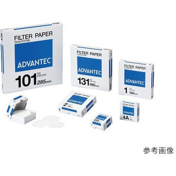 4A号硬质滤纸，100张，中心穿孔型。ADVANTEC东洋01412470